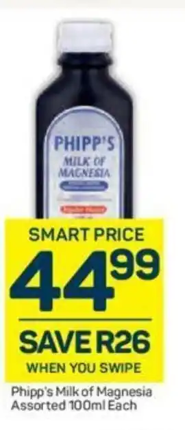 Pick n Pay Phipp's Milk of Magnesia Assorted 100ml each offer