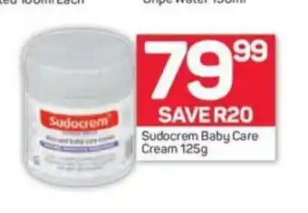 Pick n Pay Sudocream Baby Care Cream 125g offer