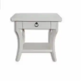 Madison 1 drawer pedestals, venice white