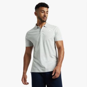 Men's le coq sportif essential bi colour grey polo