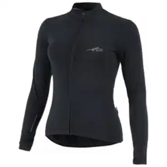 Women's first ascent element thermal ls black jersey