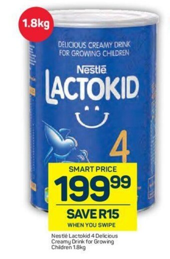 Pick n Pay Nestle Lactokid 4 Delicious Creamy Drink for Growing Children 1.8kg offer