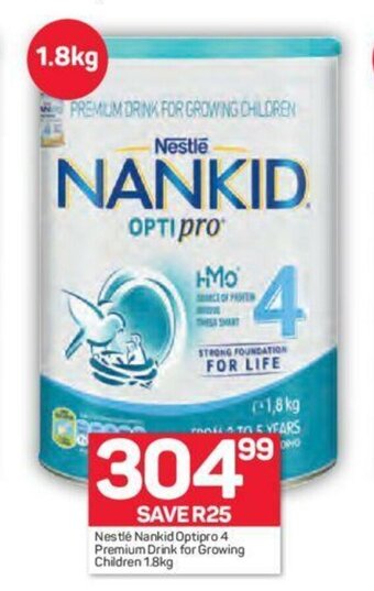 Pick n Pay Nestle Nankid Optipro 4 Premium Drink for Growing Children 1.8kg offer