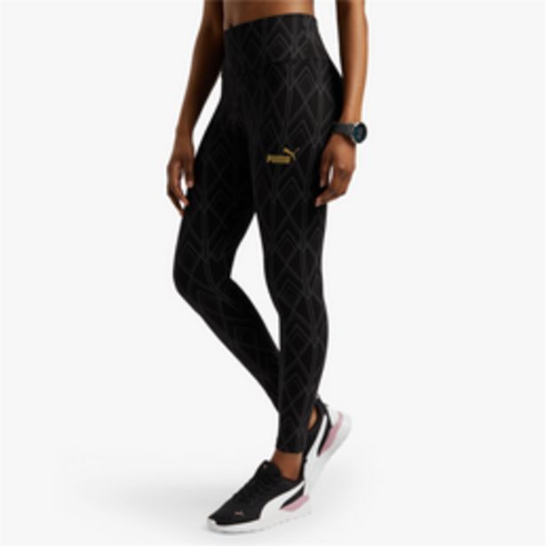 Women's puma power deco glam black leggings offer at Totalsports