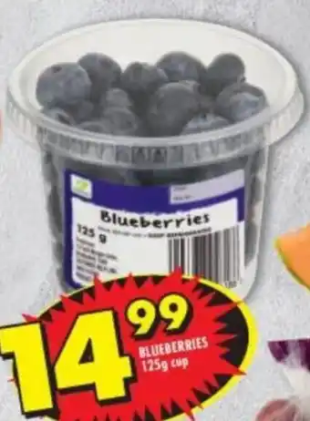 Shoprite Blueberries 125g cup offer