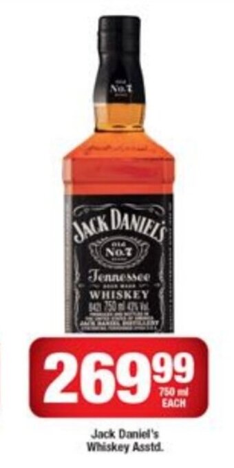 Jack Daniel's Whiskey Asstd.