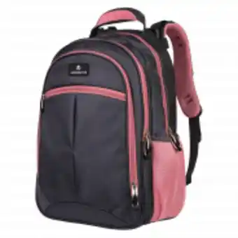 HiFi Corp Volkano orthopaedic backpack dark grey pink offer