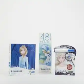 Zando Character group girls frozen magic ink + 1 x premium puzzle set + 1 x tower box puzzle blue offer