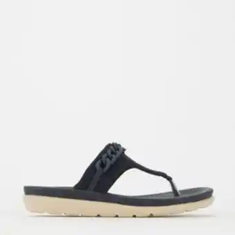 Zando Pierre cardin chain thong sandals navy offer