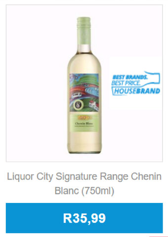 Liquor City Signature Range Chenin Blanc 750ml