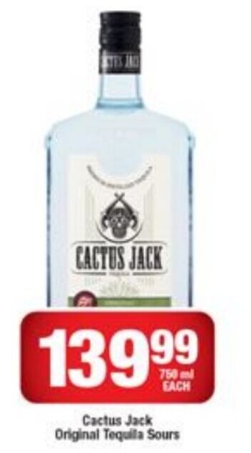 Cactus Jack Original Tequila Sours offer at OK Liquor