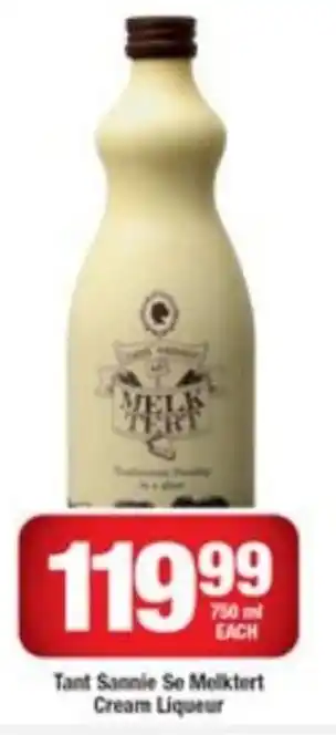 OK Liquor Tant Sannie Se Melkert Cream Liqueur offer