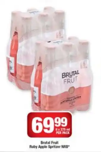 OK Liquor Brutal Fruit Ruby Apple Spritzer NRB offer