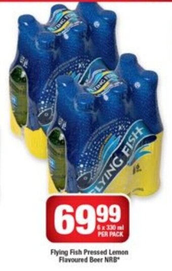 OK Liquor Flying Fish Pressed Lemon Flavoured Beer NRB offer