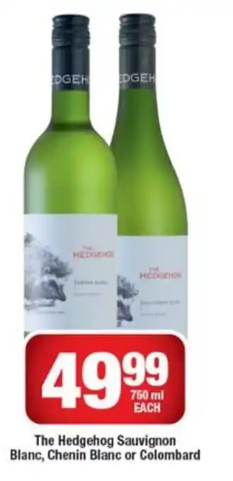 The Hedgehog Sauvignon Blanc, Chenin or Colombard