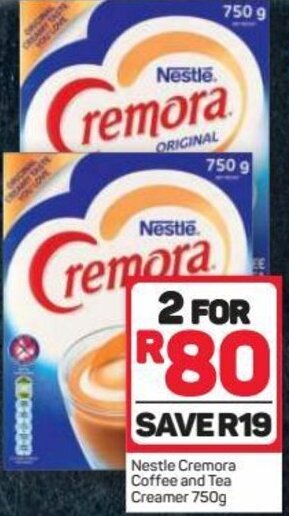 Pick n Pay Nestle Cremora Coffee and Tea Creamer 750g offer