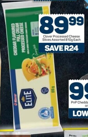 Pick n Pay Clover Processed Cheese Slices Assorted 810g Each offer