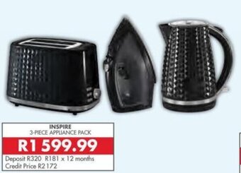 Inspire 3-Piece Appliance Pack