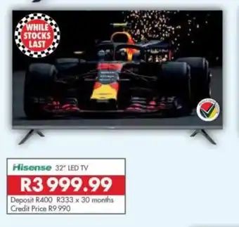 Beares Hisense 32" LED TV offer