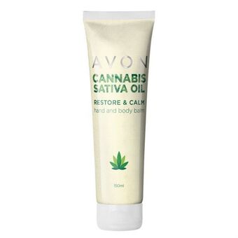 AVON Cannabis sativa oil restore & calm hand and body balm 150ml offer