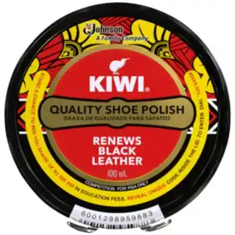 Shoprite Kiwi black shoe polish 100ml offer