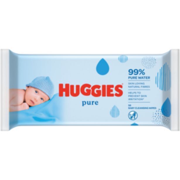 Huggies pure baby wipes 56 pack offer at Shoprite
