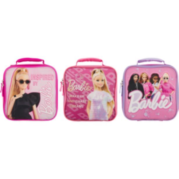 Barbie pink deluxe lunch bag (assorted item supplied at random) offer