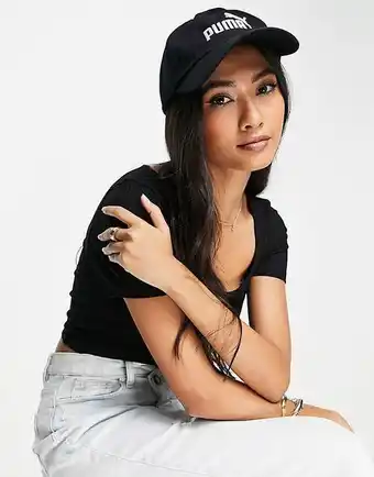 Asos Puma essentials cap in black offer