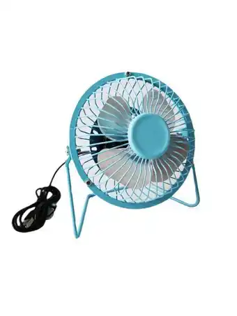 Usb mini desk fan - 4 inch - metal