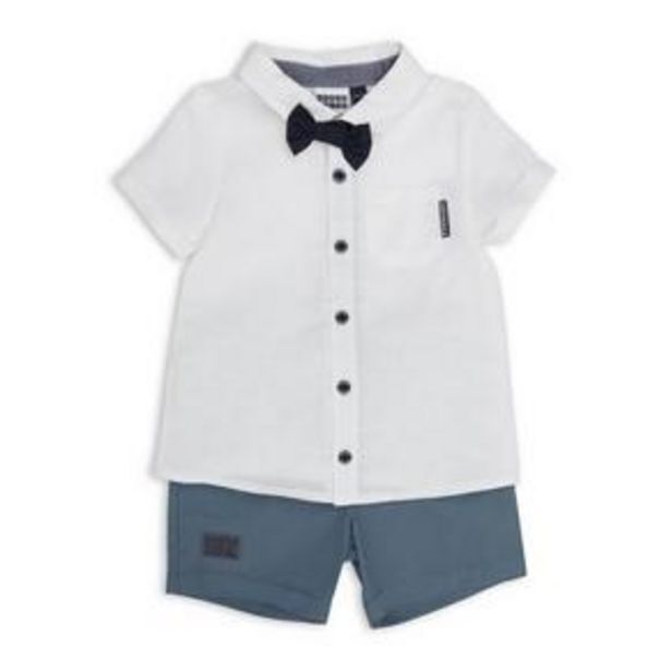 Baby boy shirt & short set offer at Truworths