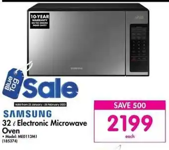 Makro’s liquor Samsung 32 Electronic Microwave Oven offer