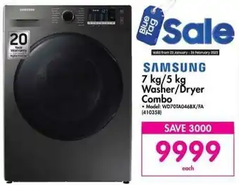 Makro’s liquor Samsung 7kg/5kg Washer/Dryer Combo offer