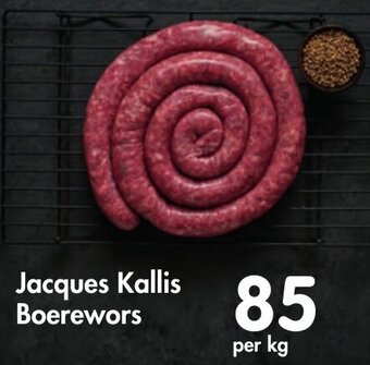 Makro Jacques Kallis Boerewors offer