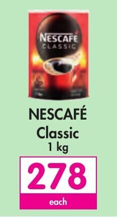 Makro Nescage Classic 1kg offer