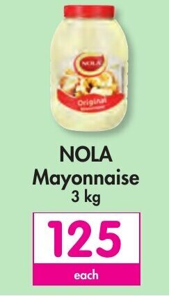 Makro Nola Mayonnaise 3 kg offer