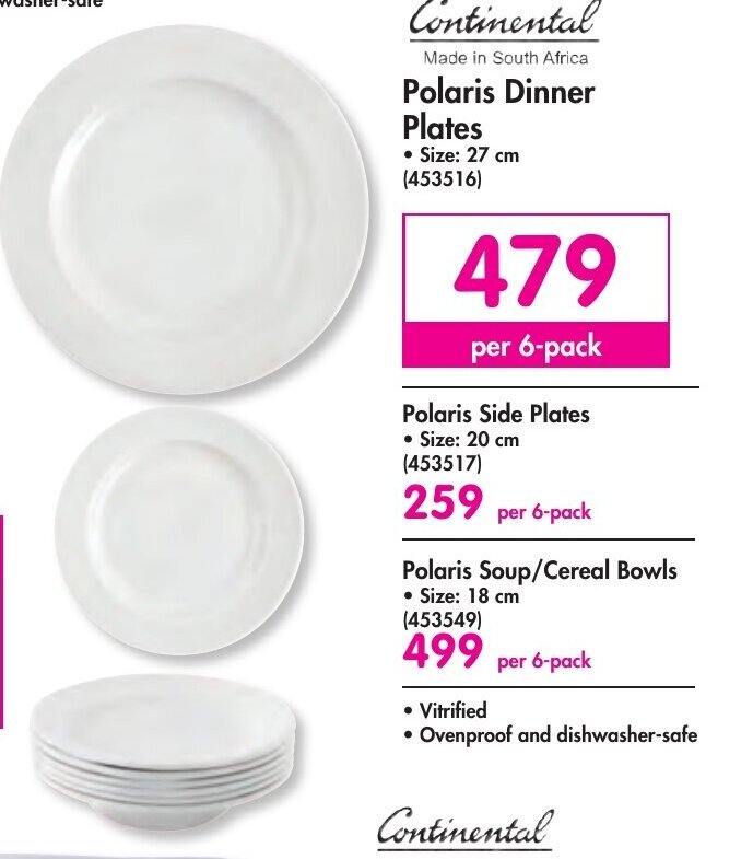 Continental Polaris Dinner Plates offer at Makro