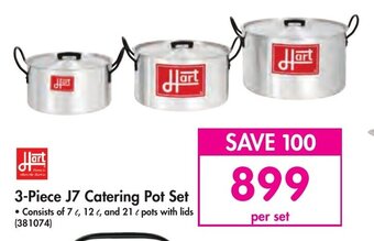 Makro Hart 3-Piece J7 Catering Pot Set offer