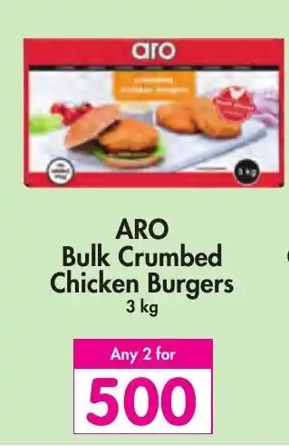 Makro Aro Bulk Crumbed Chicken Burgers offer