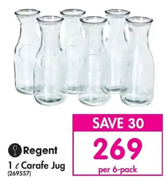 Makro Regent 1 ℓ Carafe Jug offer