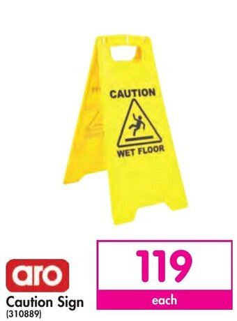 Makro Aro Caution Sign offer