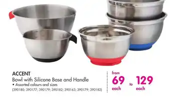 Accent Bowl with Silicone Base and Handle