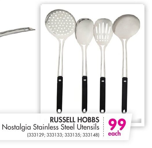 Russell Hobbs Nostalgia Stainless Steel Utensils offer at Makro