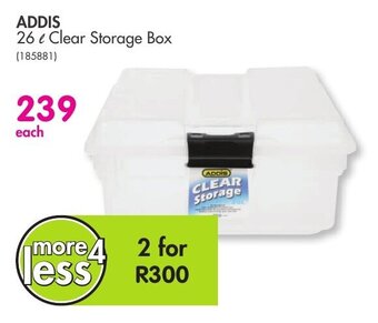Makro Addis Clear Storage Box offer