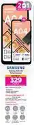 Game 2 x samsung galaxy a04 4g smartphone-on 1gb red top up core more data + on promo 70 offer