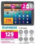 Game 2 x telefunken 7" 3g tablet-on my gig 1 offer