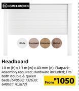 Builders Warehouse Home & kitchen headboard-1.8m (h) x 1.3m (w) x 40mm (d) offer