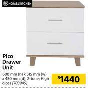 Builders Warehouse Home & kitchen pico drawer unit-600mm (h) x 515mm (w) x 450mm (d) offer