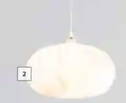 Builders Warehouse Bright star plastic ellipse pendant white offer