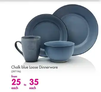 Makro Chalk Blue Loose Dinnerware offer