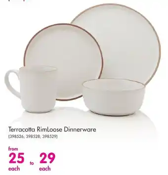 Makro Terracotta Rimloose Dinnerware offer